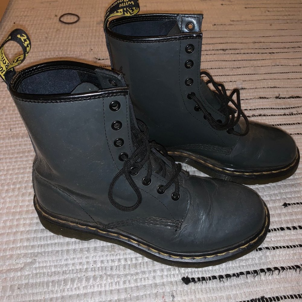 Grey Dr. Martens